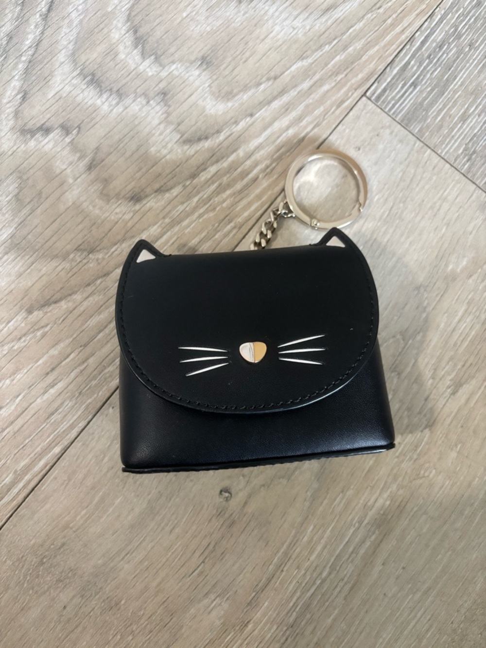Leather Kate Spade Coin Purse Keychain